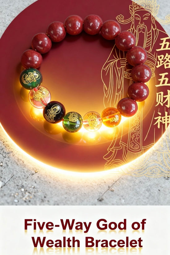 Five way God of Wealth Bracelet: Attracting Wealth and Blessings, Starting from the Wrist