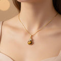 Tiger's Eye Gourd Pendant summerwins,summerwins