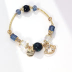 Tiger's Eye Stone Starry Sky Bracelet | Courage and Strength | Wisdom and Sharpness | Wealth and Good Luck | Health and Longevity | Status and Position summerwins