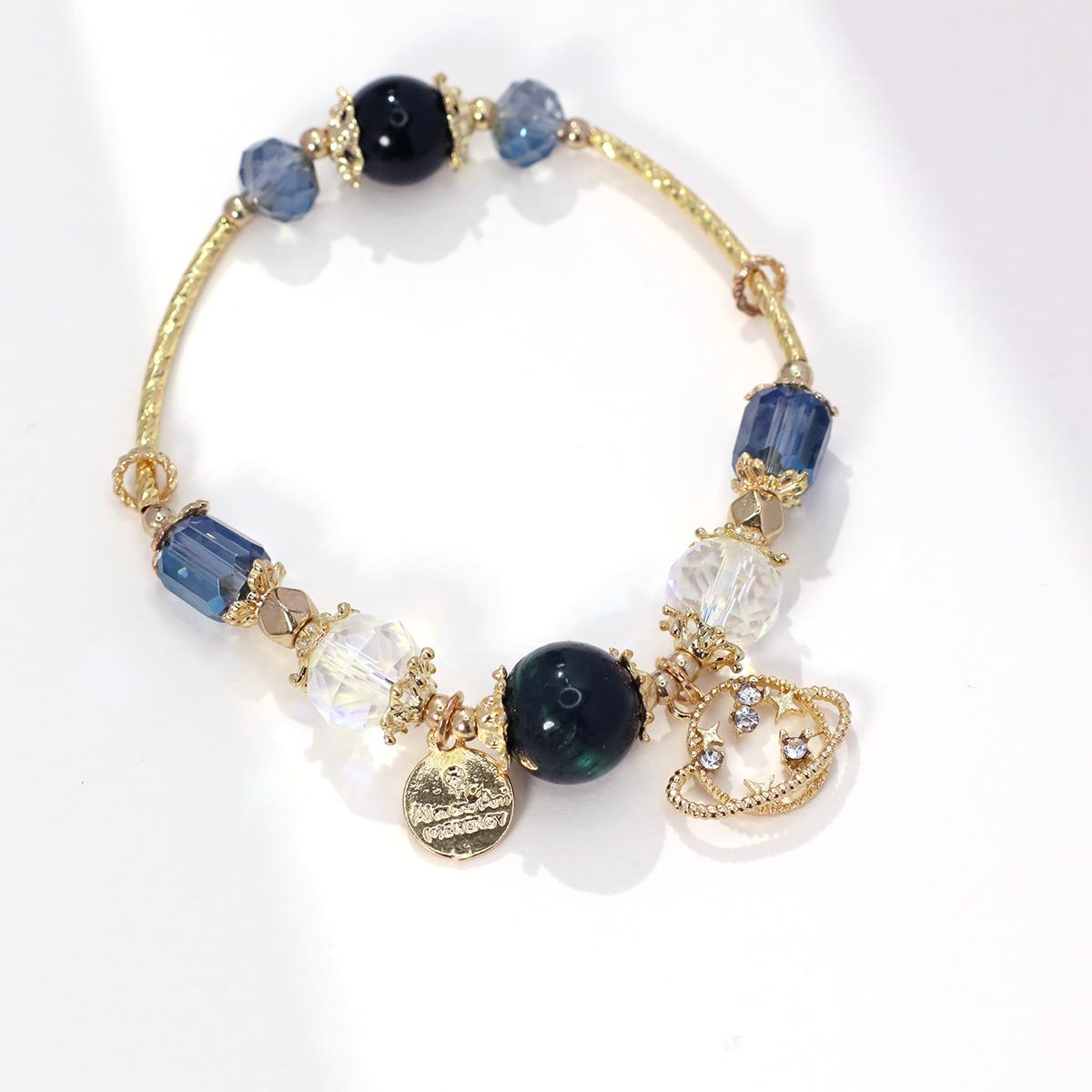 Tiger's Eye Stone Starry Sky Bracelet | Courage and Strength | Wisdom and Sharpness | Wealth and Good Luck | Health and Longevity | Status and Position summerwins
