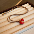 Chinese-style Red Gourd Pendant