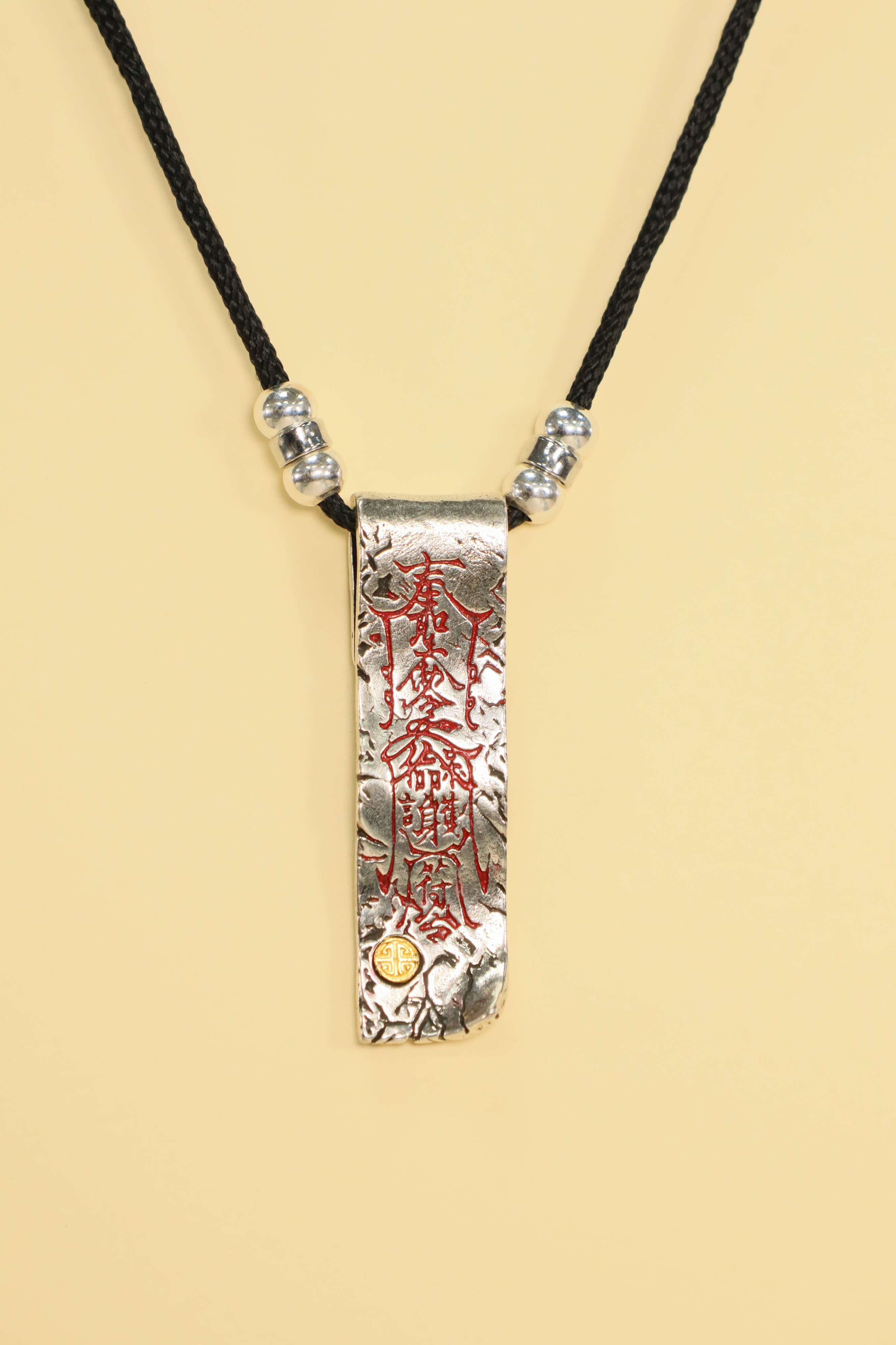 Heart-Calming Mantra Pendant Necklace