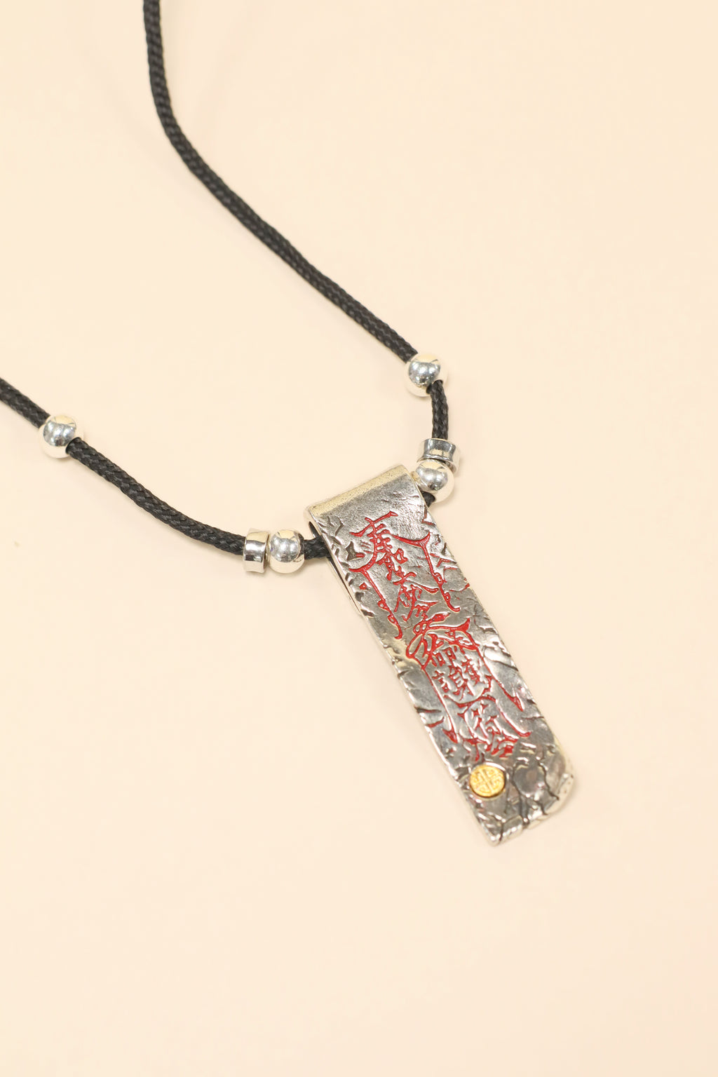 Heart-Calming Mantra Pendant Necklace