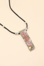 Heart-Calming Mantra Pendant Necklace