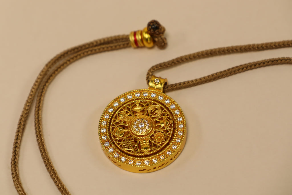 Eight Treasures Compass Pendant
