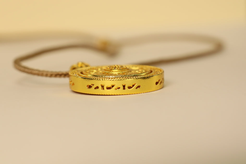 Eight Treasures Compass Pendant