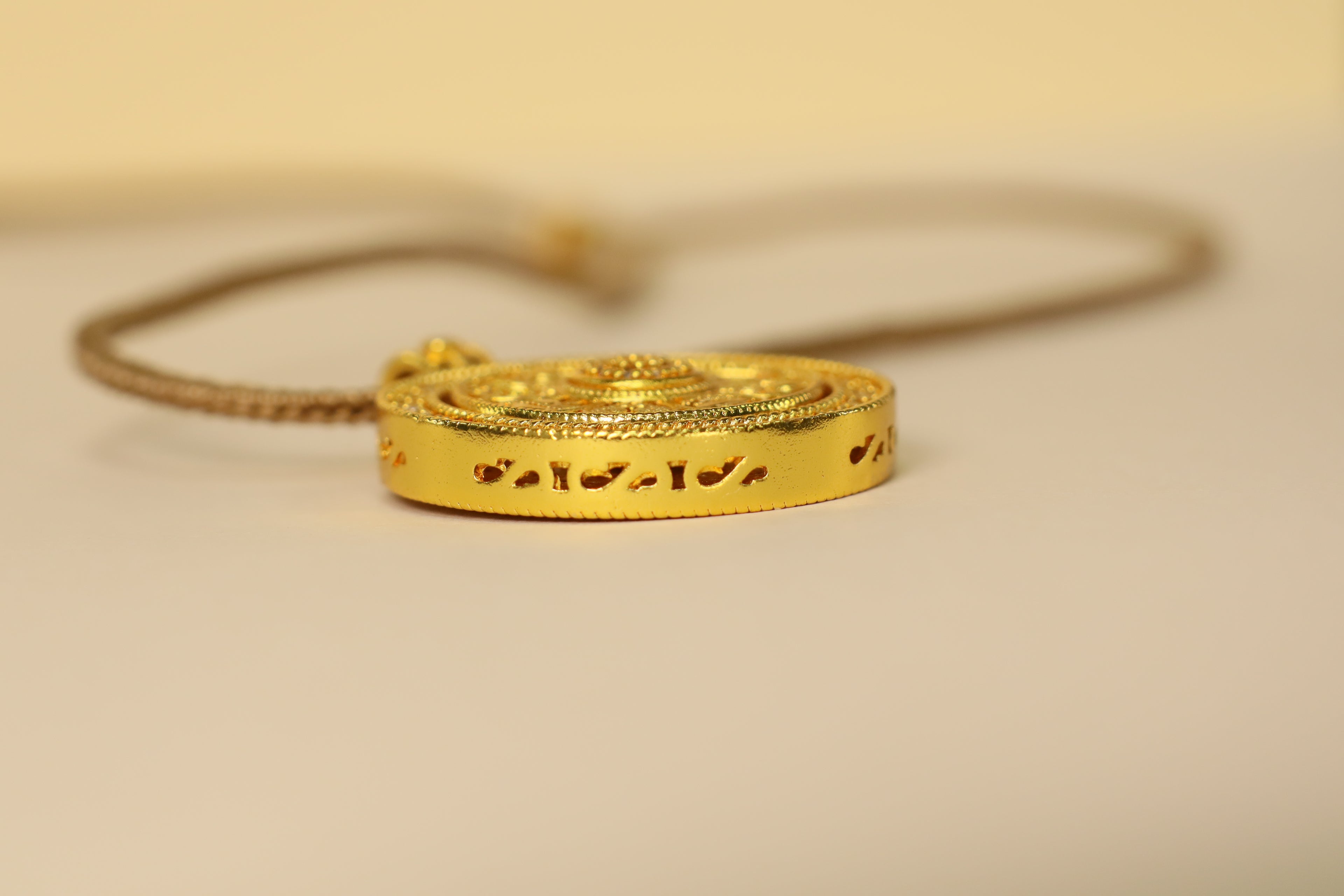 Eight Treasures Compass Pendant