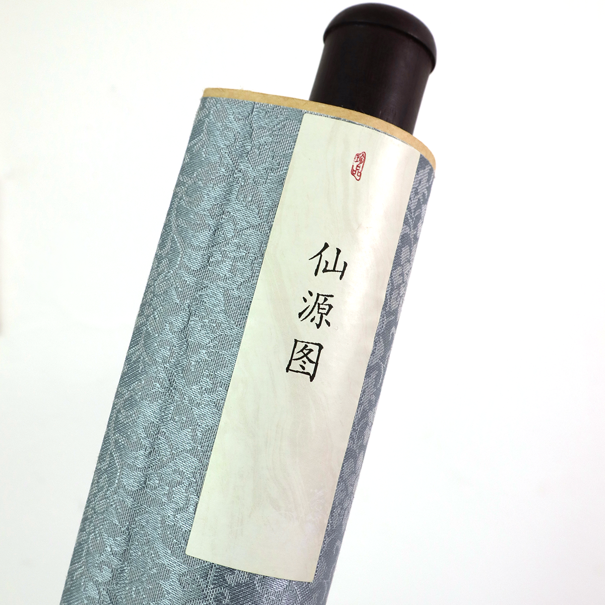 Qiu Ying "Jade Cave Immortal Source" Scroll Painting  Taoist Blessed Land Feng Shui Decor